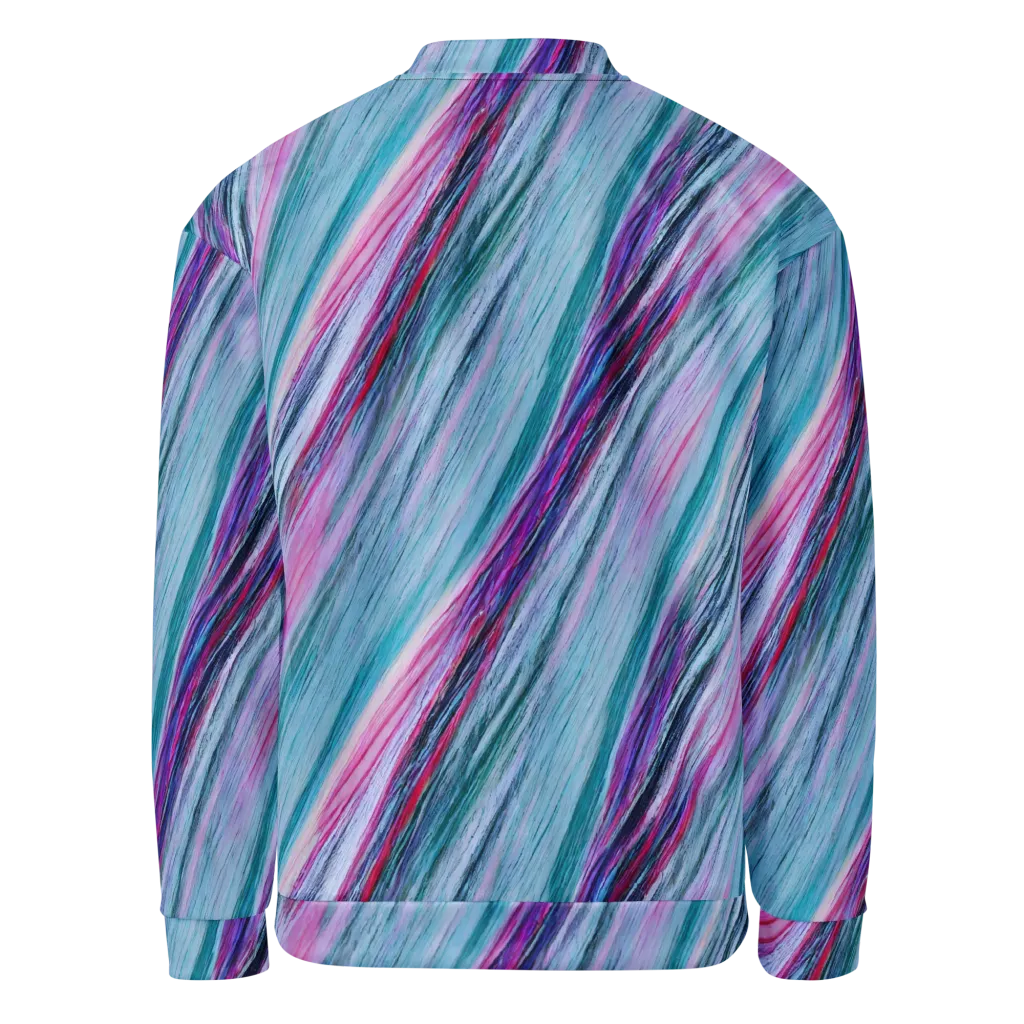 Chromatic Drift on Bomber Jacket — Back