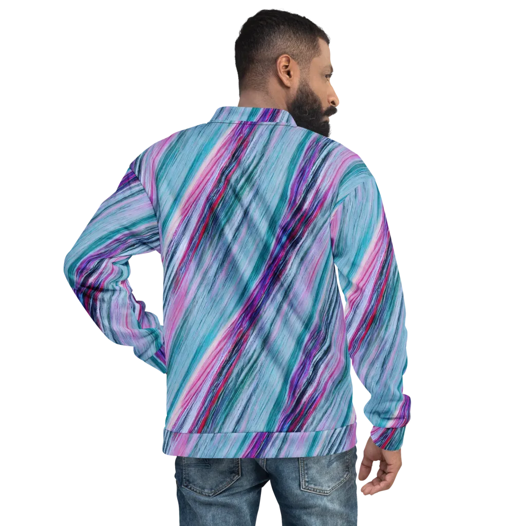 Chromatic Drift on Bomber Jacket — Back