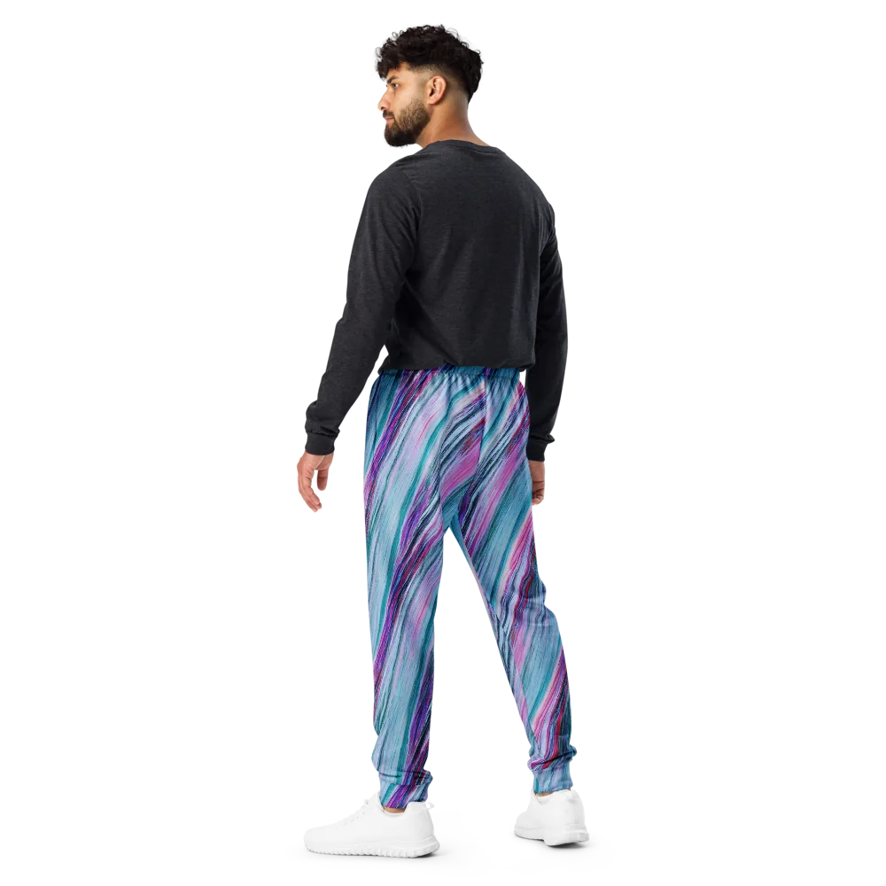Chromatic Drift on Men's Joggers — Back