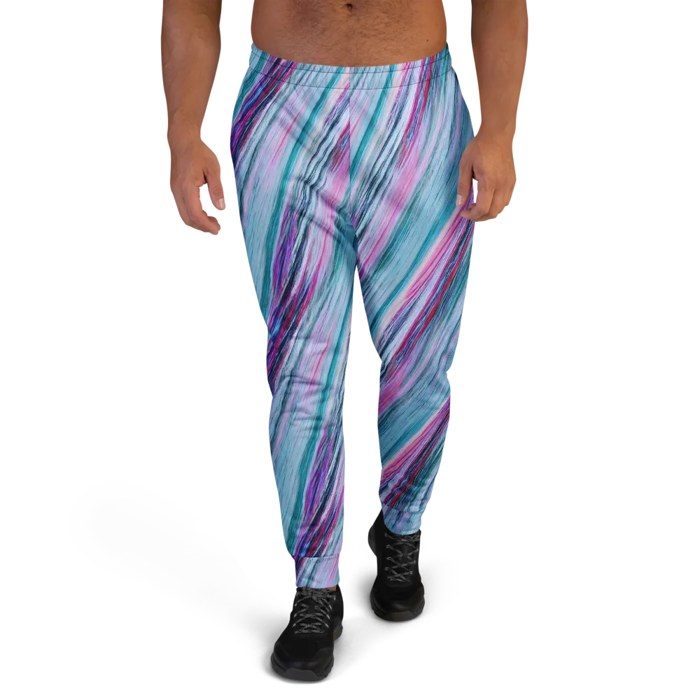 Chromatic Drift on Men's Joggers — Front