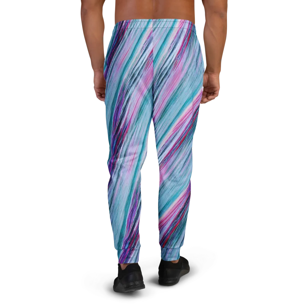 Chromatic Drift on Men's Joggers — Back