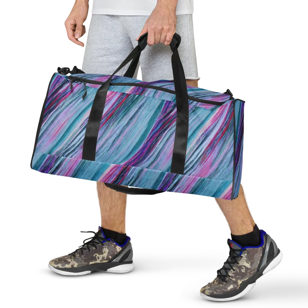 Chromatic Drift on Duffle Bag — Front