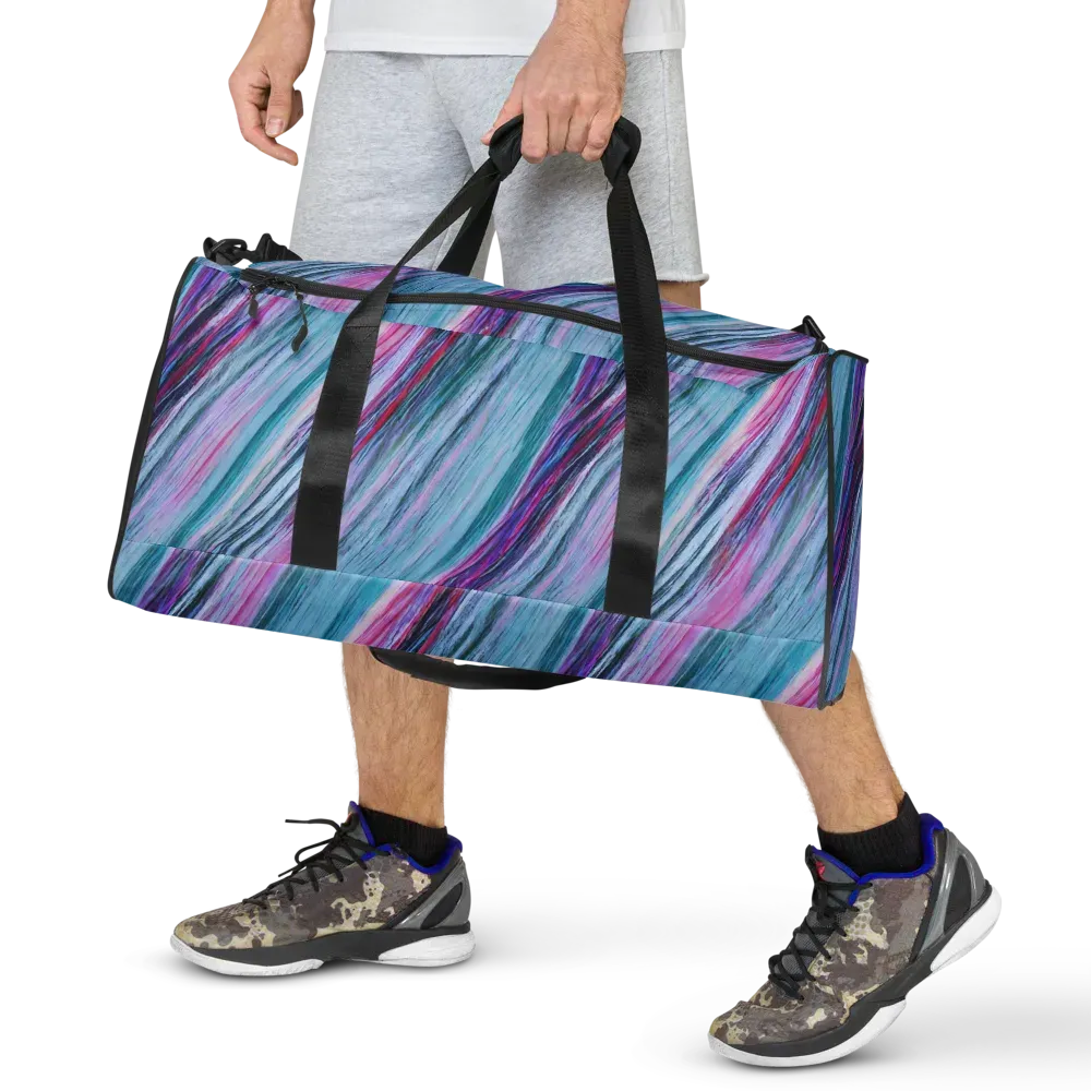 Chromatic Drift on Duffle Bag — Front