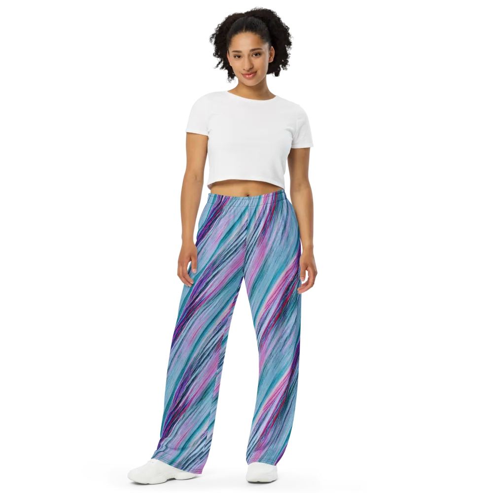 Chromatic Drift on Wide-Leg Pants — Front