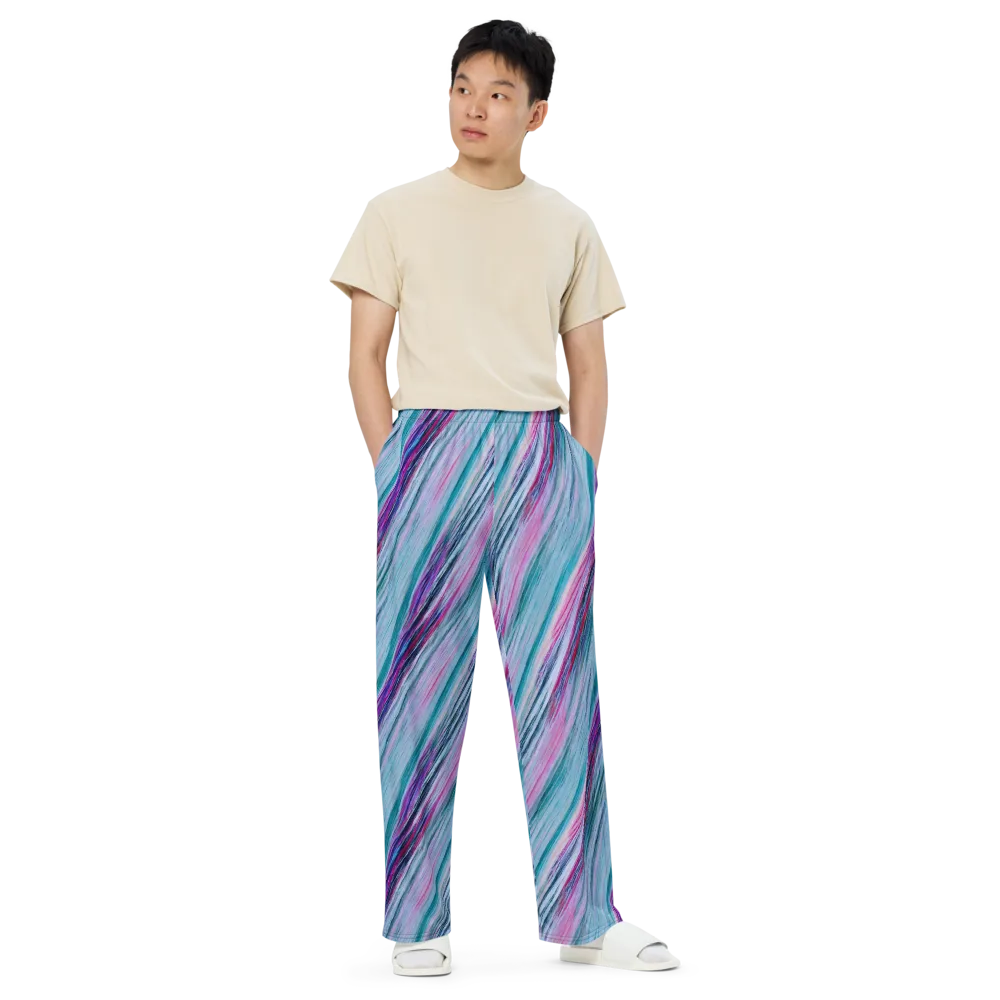 Chromatic Drift on Wide-Leg Pants — Front