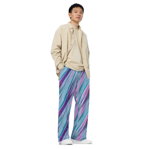 Chromatic Drift on a Wide-Leg Pants