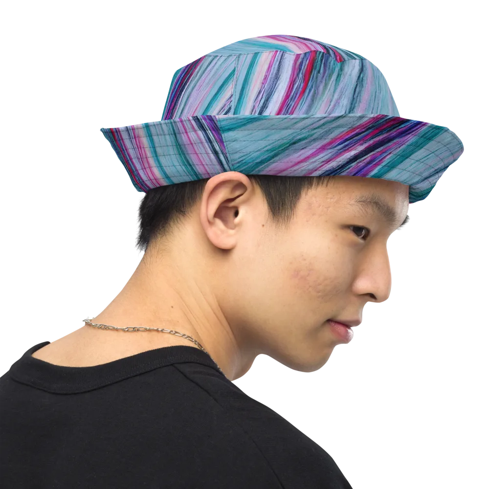 Chromatic Drift on Reversible Bucket Hat — Right Outside