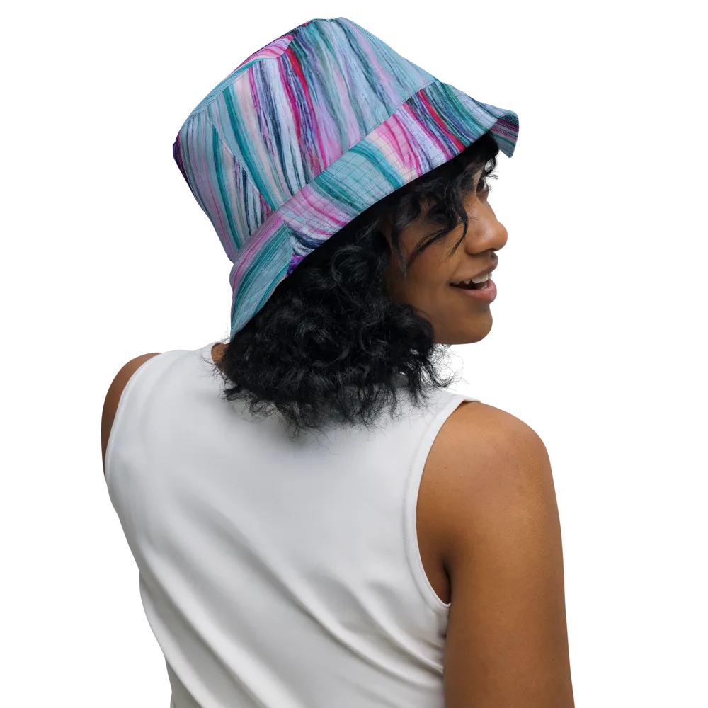 Chromatic Drift on Reversible Bucket Hat — Right Outside