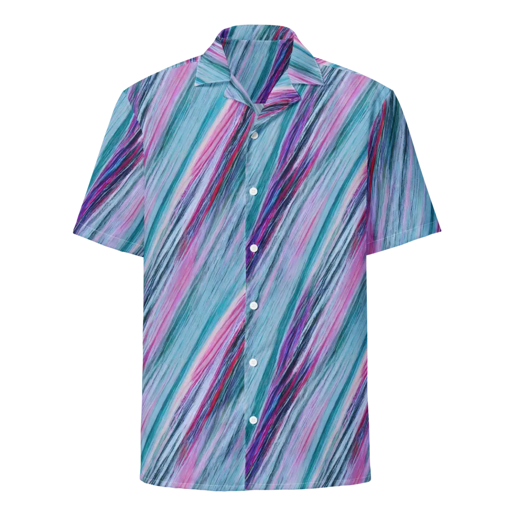 Chromatic Drift on Button Shirt — Front