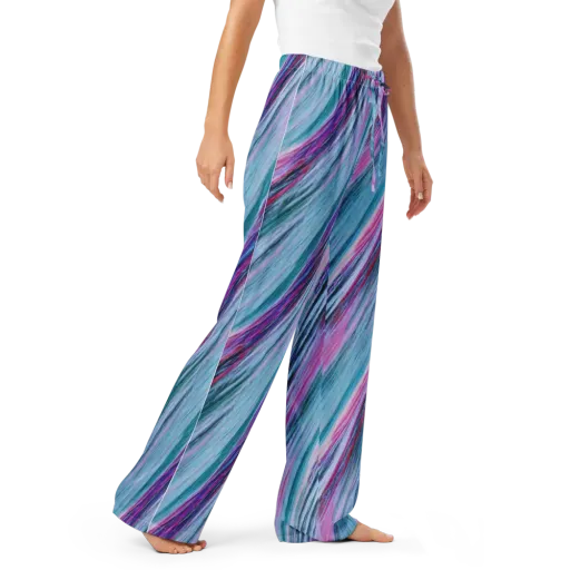 Chromatic Drift on a Women's Pajama Pants