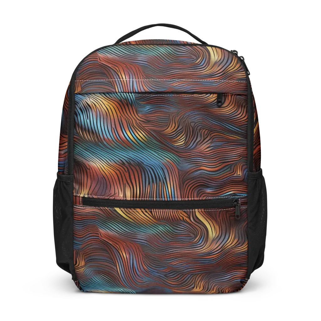 Molten Topography on Utility Backpack — Front