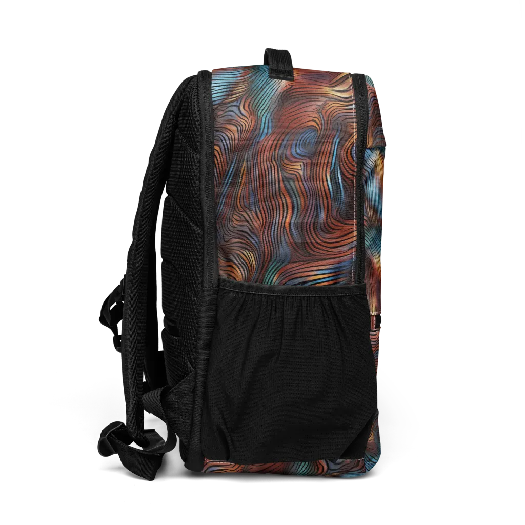 Molten Topography on Utility Backpack — Right