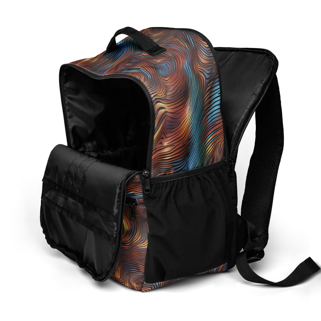 Molten Topography on Utility Backpack — Product details 2