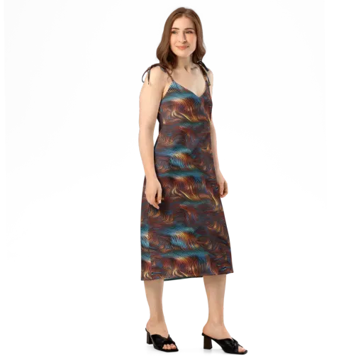 Molten Topography on a Slip Dress