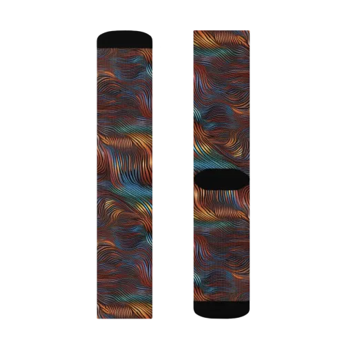 Molten Topography on a Socks