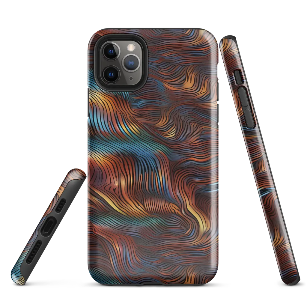 Molten Topography on Tough Case for iPhone® — Front