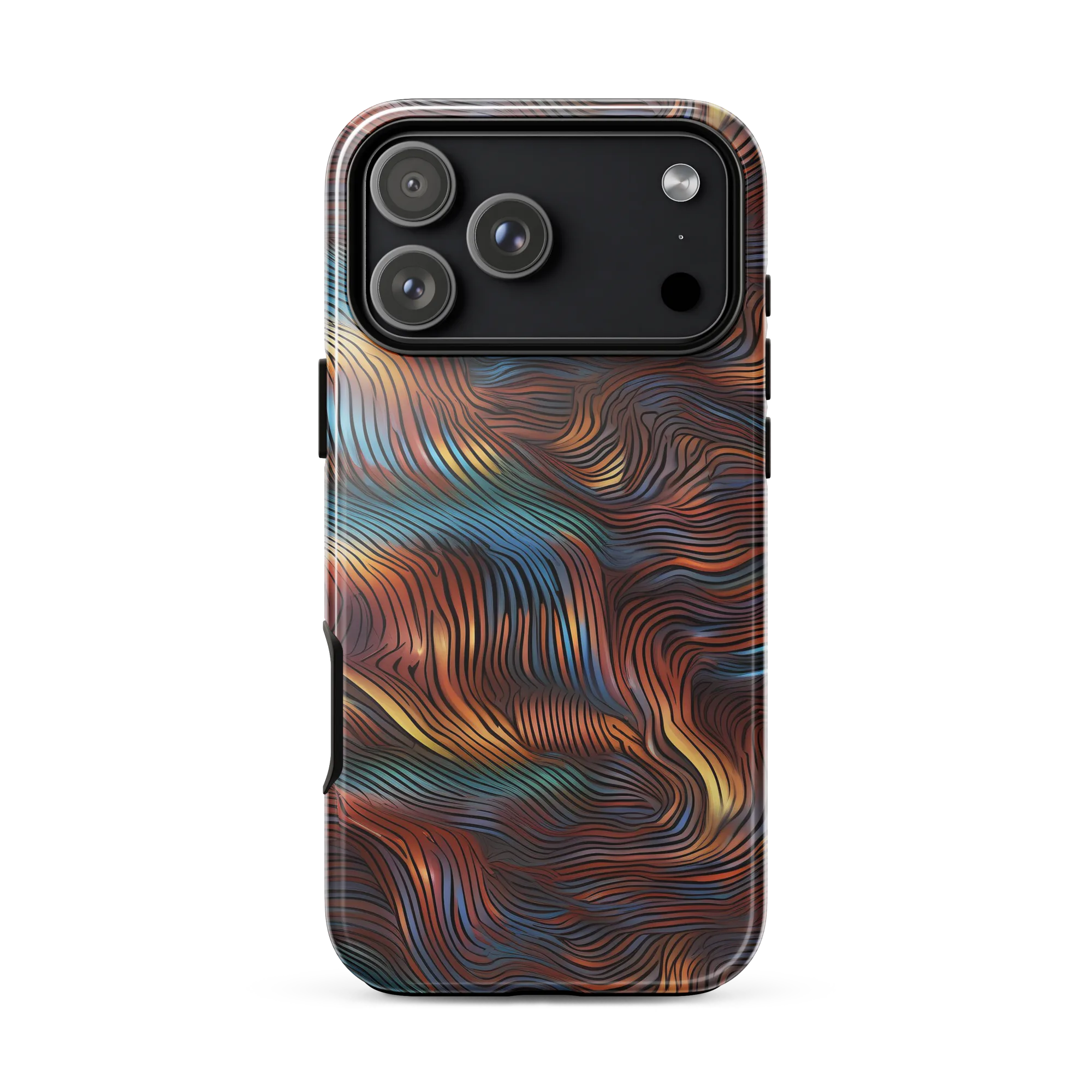 Molten Topography on Tough Case for iPhone® — Front