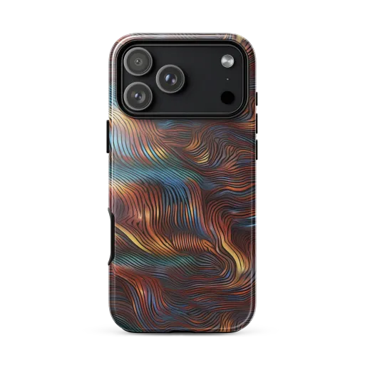 Molten Topography on a Tough Case for iPhone®