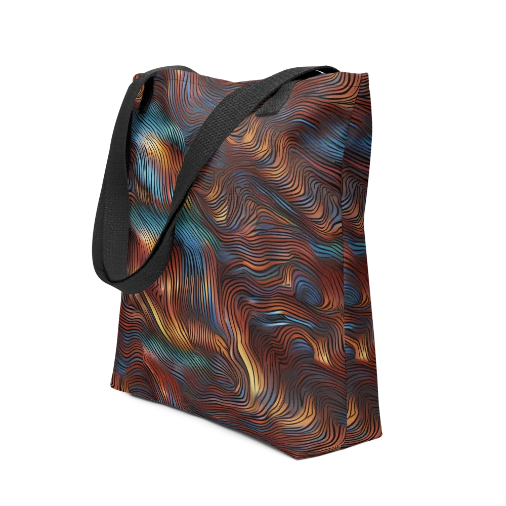Molten Topography on Tote Bag — Front