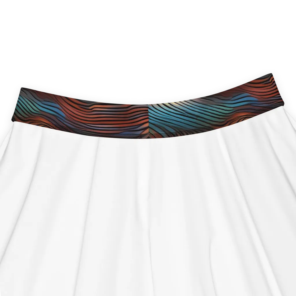 Molten Topography on Skater Skirt — Product details