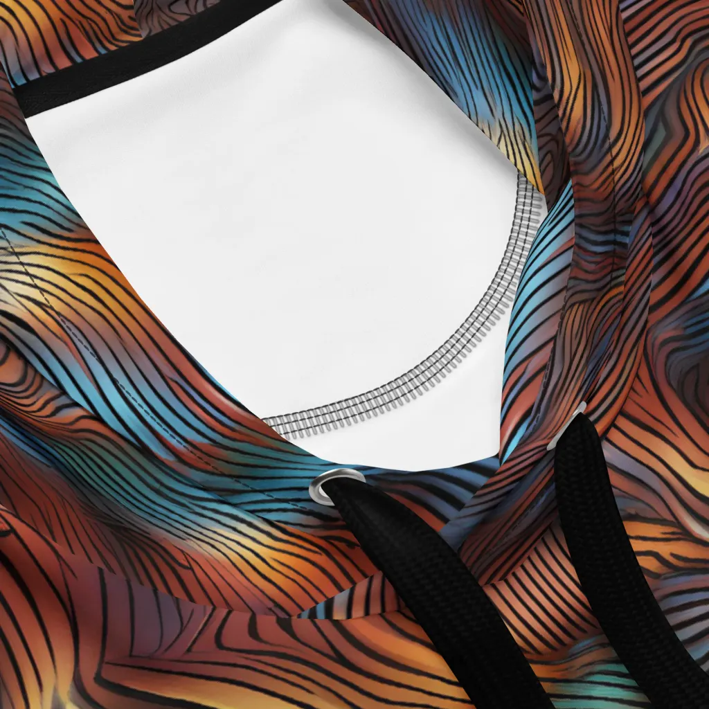 Molten Topography on Hoodie — Product details 2