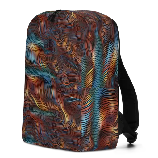 Molten Topography on a Minimalist Backpack