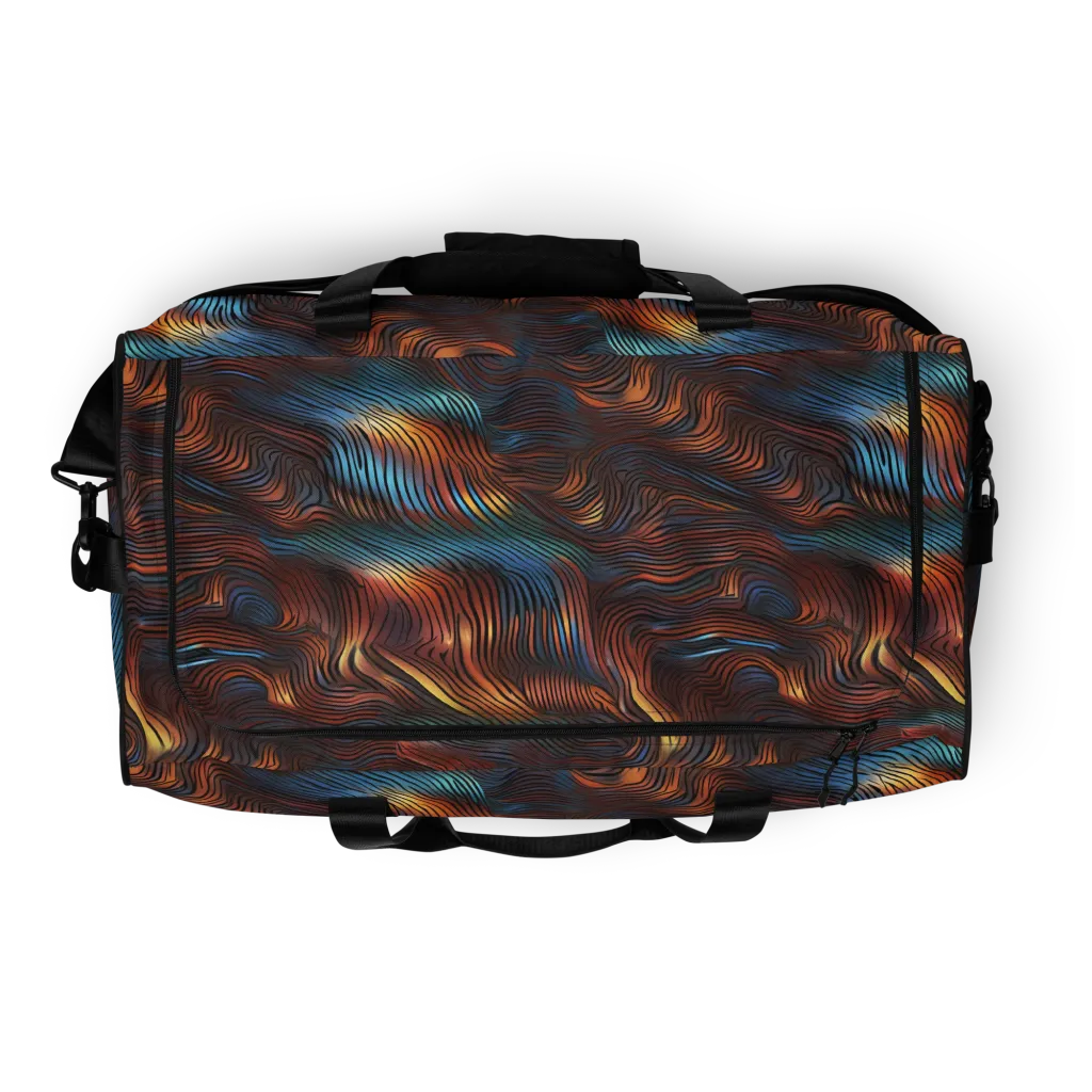 Molten Topography on Duffle Bag — Top