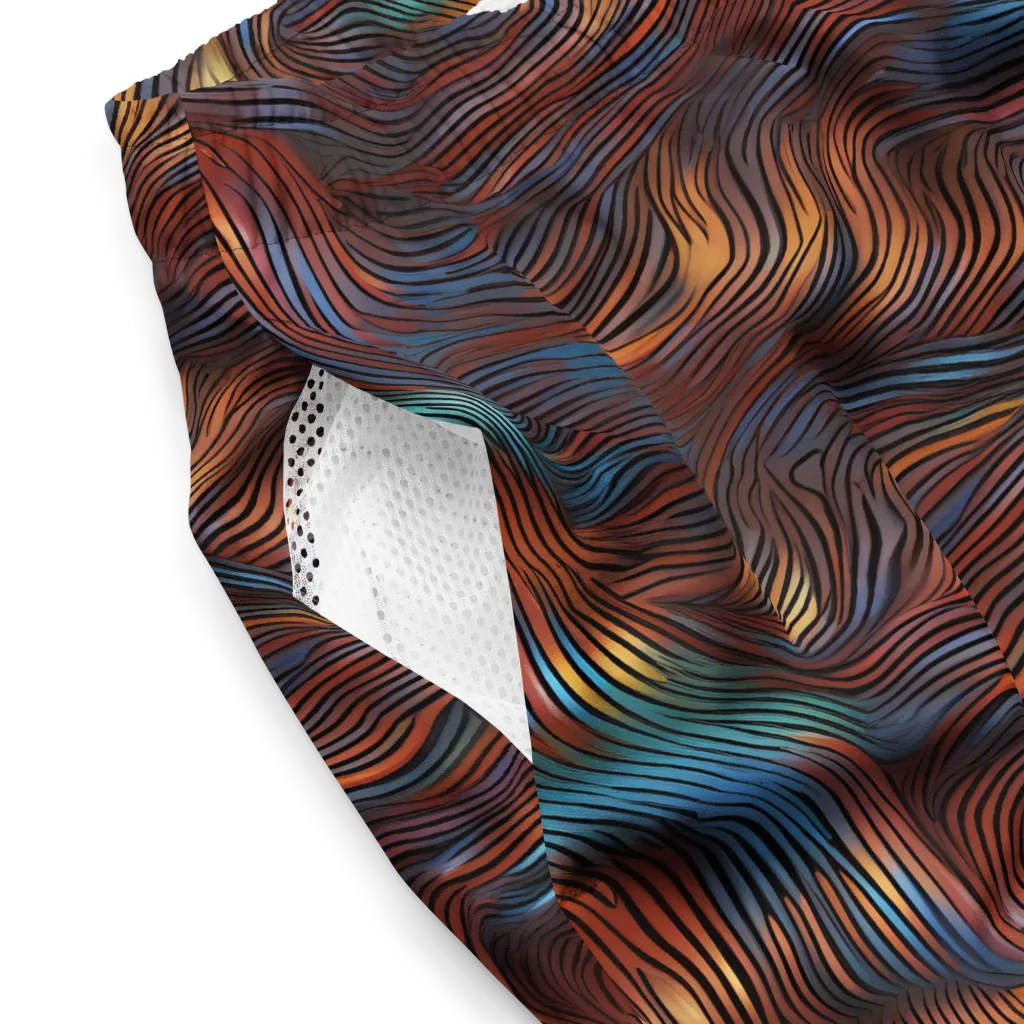 Molten Topography on Swim Trunks — Product details 2