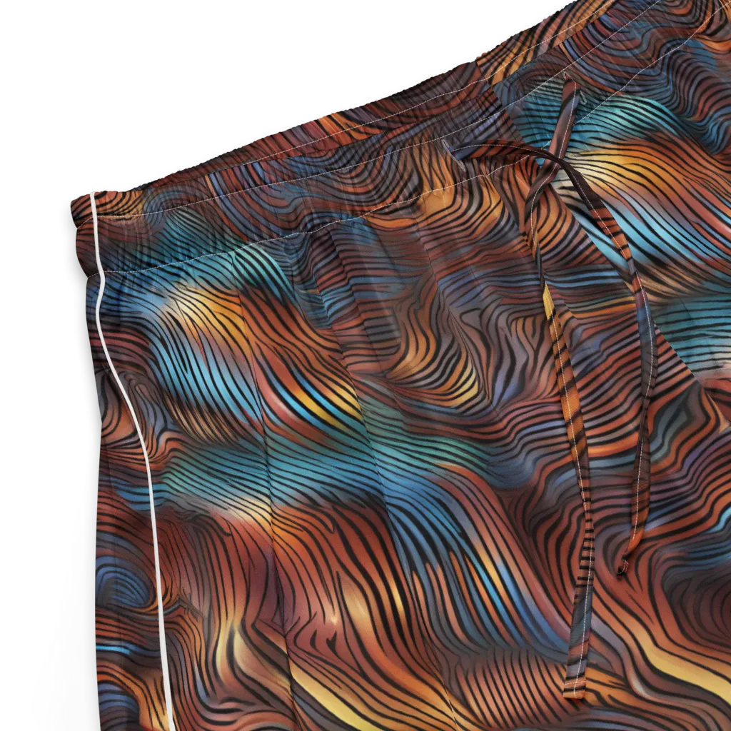 Molten Topography on Women's Pajama Shorts — Product details