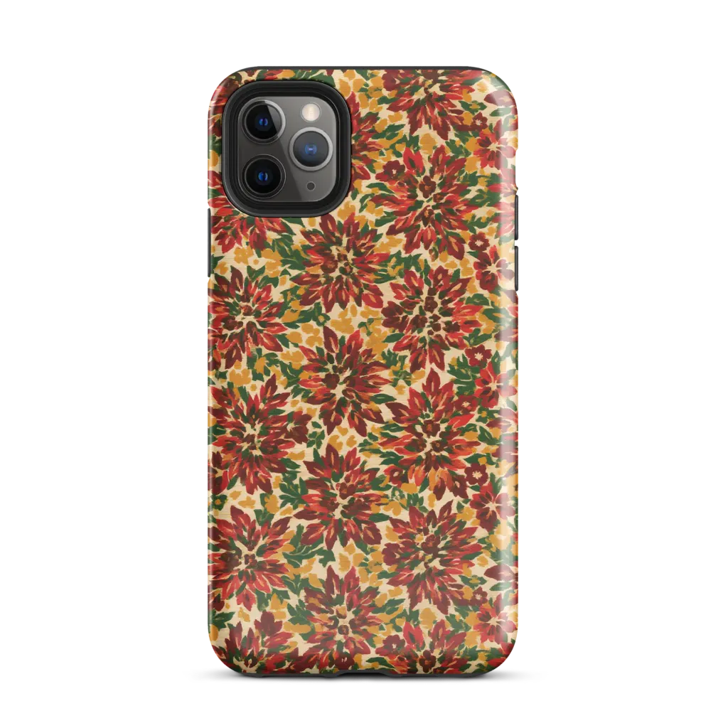 Autumn Dahlia on Tough Case for iPhone® — Front