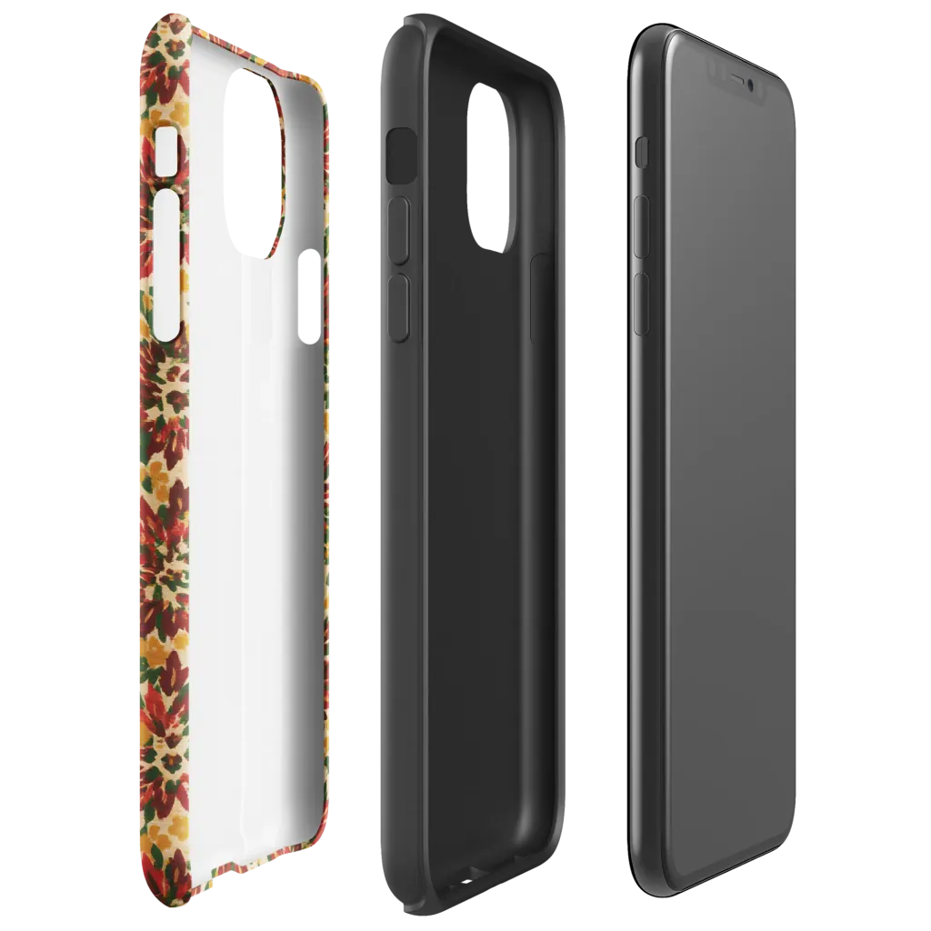 Autumn Dahlia on Tough Case for iPhone® — Right