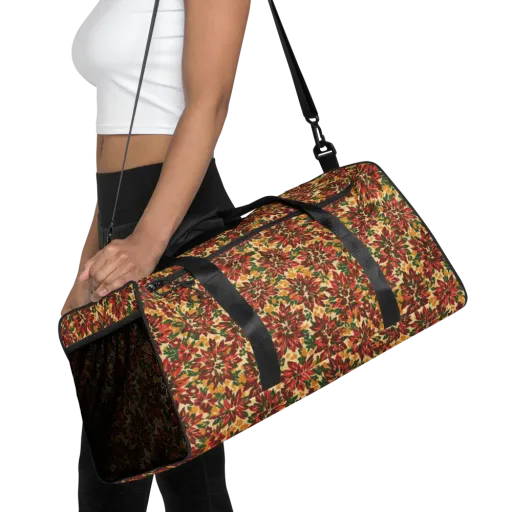 Autumn Dahlia on a Duffle Bag