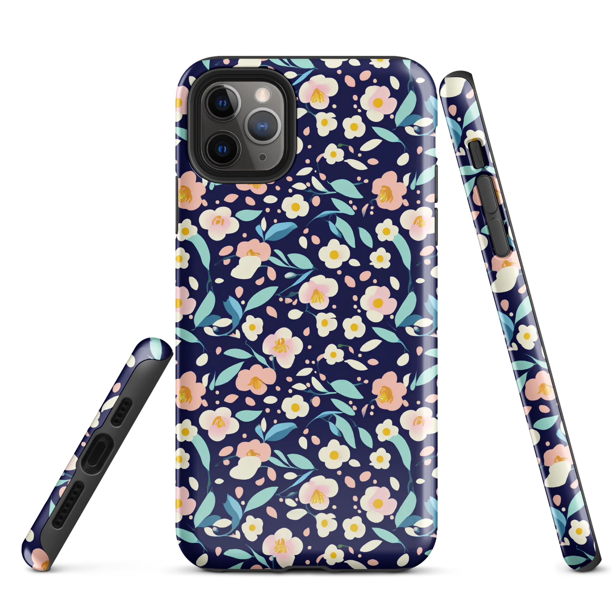 Midnight Camellia on Tough Case for iPhone® — Front