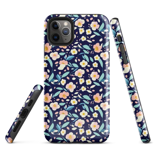 Midnight Camellia on a Tough Case for iPhone®
