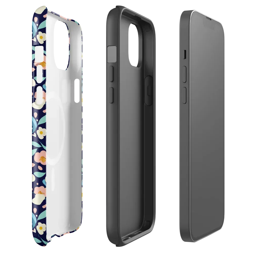 Midnight Camellia on MagSafe Tough Case for iPhone® — Front
