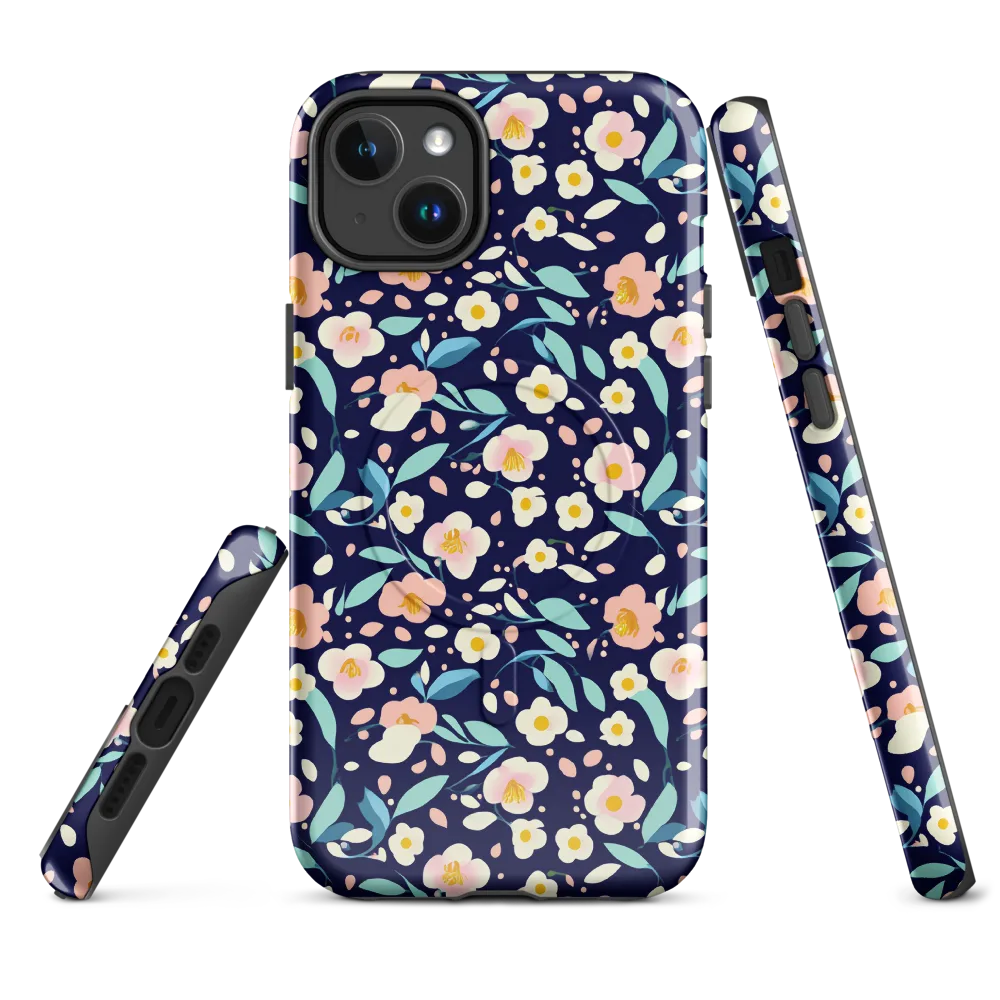 Midnight Camellia on MagSafe Tough Case for iPhone® — Front
