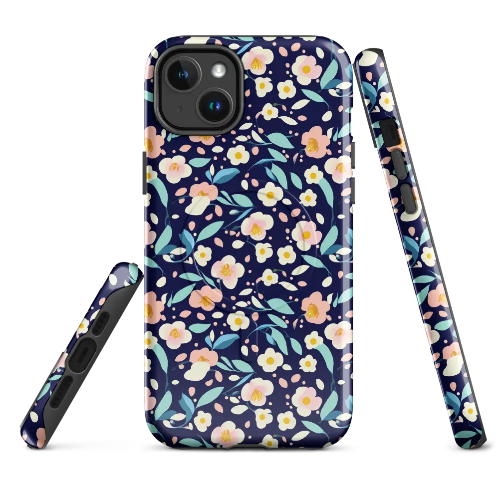 Midnight Camellia on MagSafe Tough Case for iPhone® — Front