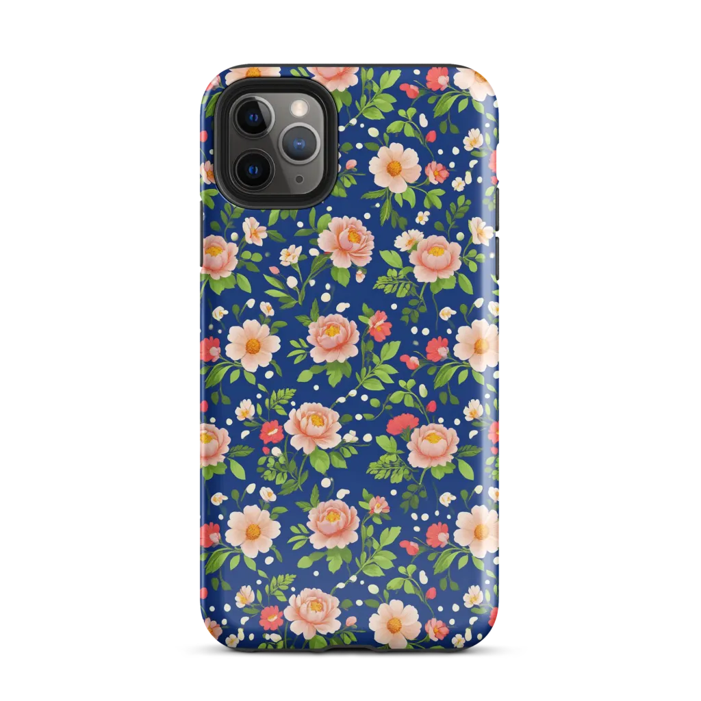 Midnight Peony on Tough Case for iPhone® — Front