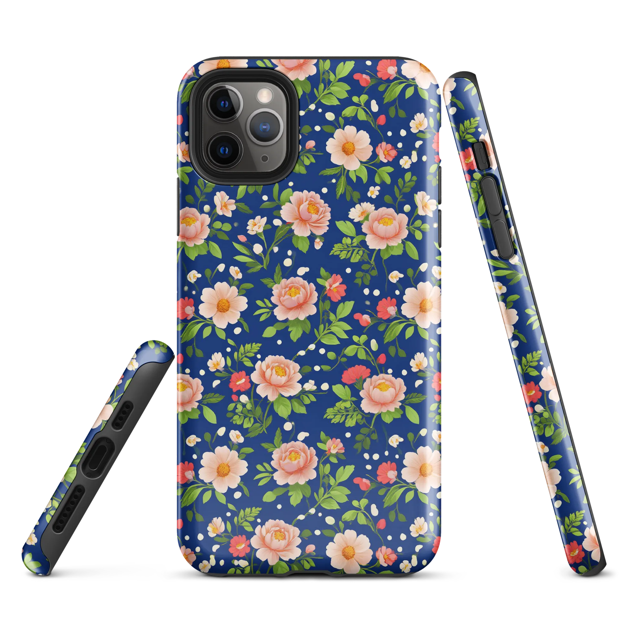 Midnight Peony on Tough Case for iPhone® — Front