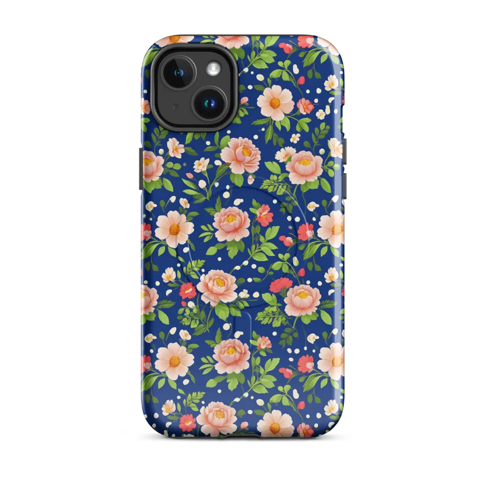 Midnight Peony on MagSafe Tough Case for iPhone® — Front