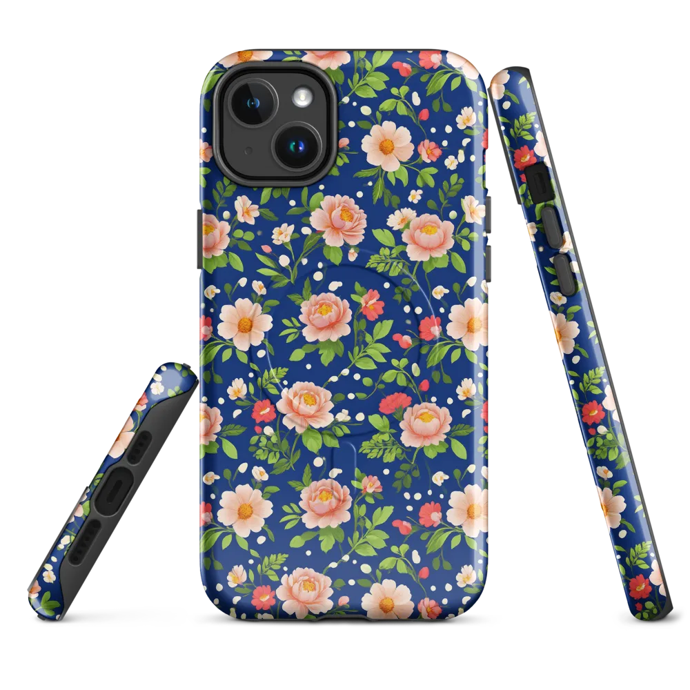 Midnight Peony on MagSafe Tough Case for iPhone® — Front
