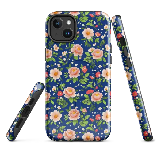 Midnight Peony on a MagSafe Tough Case for iPhone®