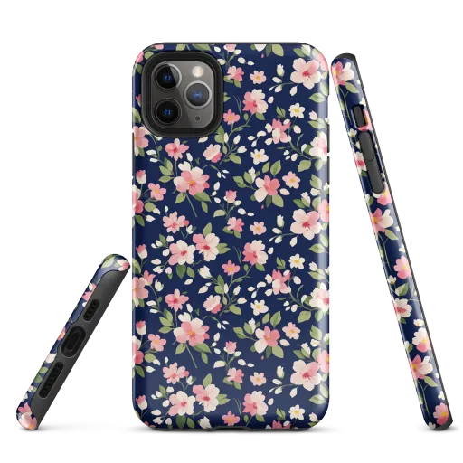 Midnight Blossom on a Tough Case for iPhone®