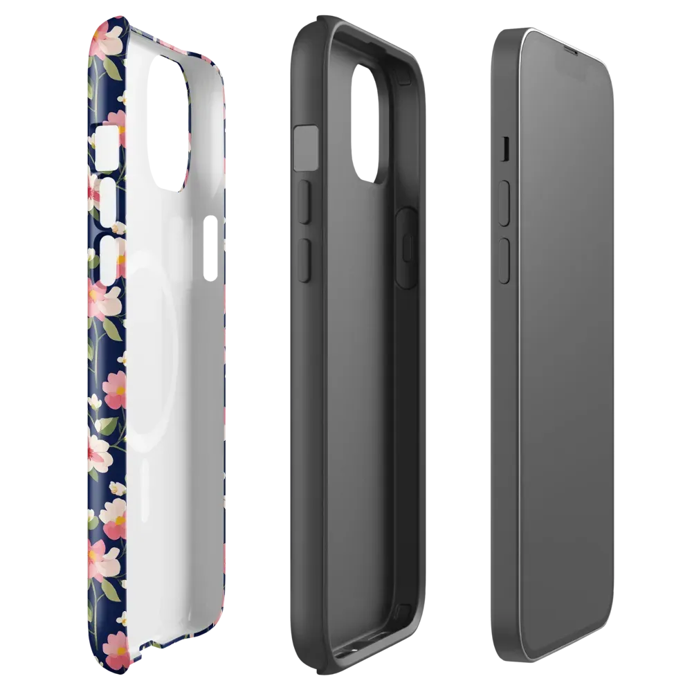Midnight Blossom on MagSafe Tough Case for iPhone® — Front