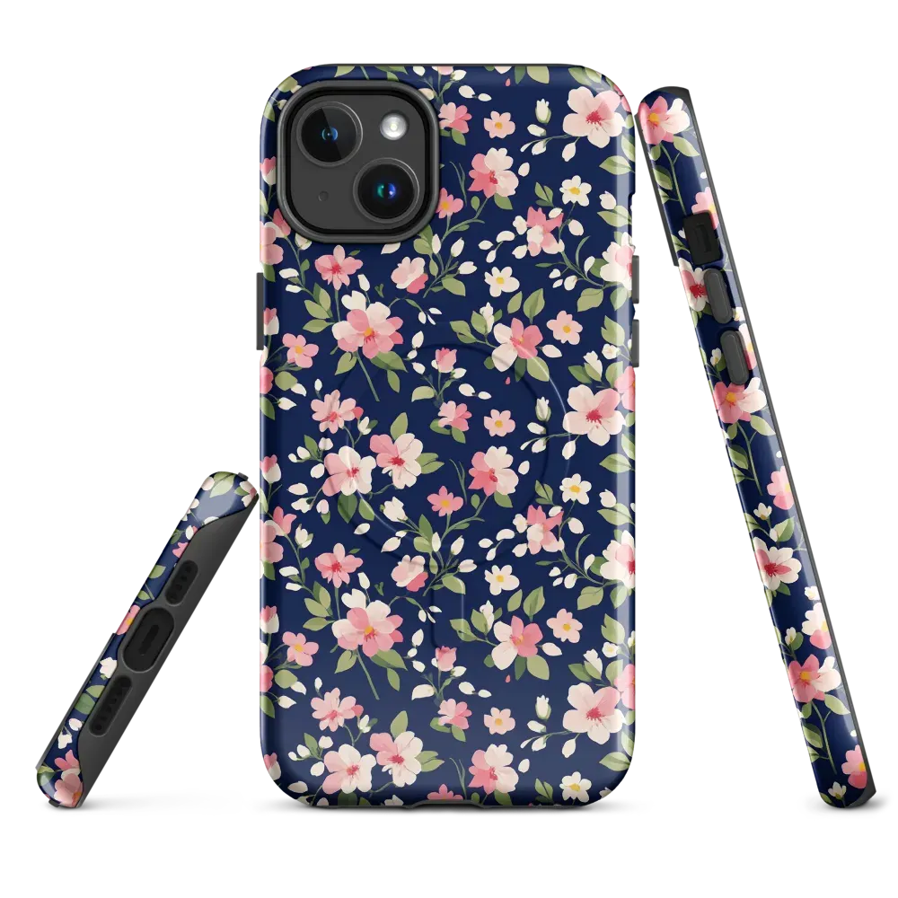 Midnight Blossom on MagSafe Tough Case for iPhone® — Front