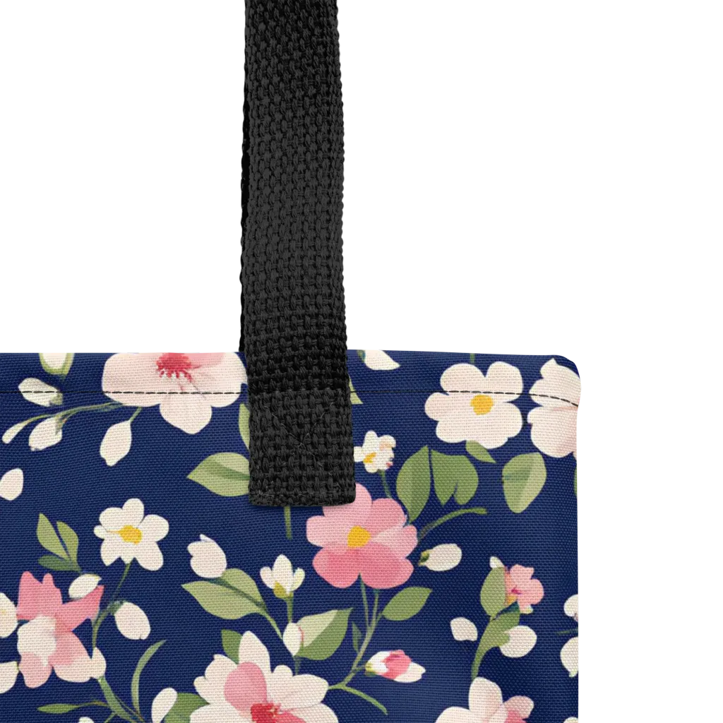 Midnight Blossom on Tote Bag — Product details