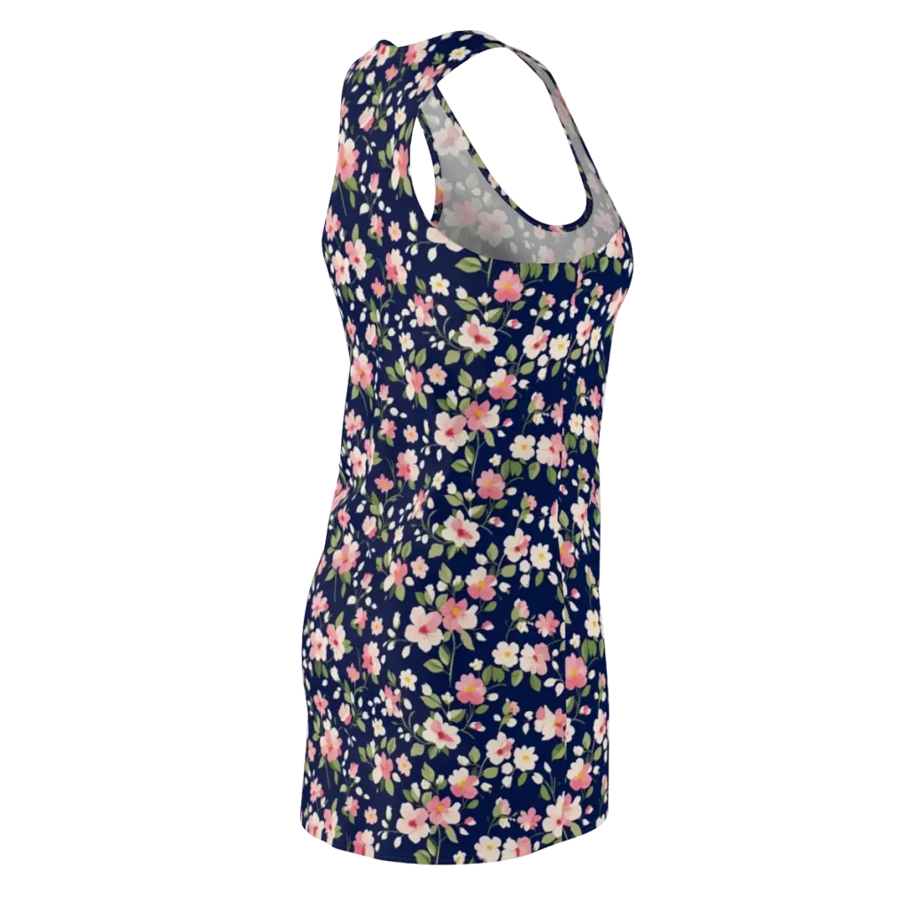 Midnight Blossom on Racerback Dress — Back Side