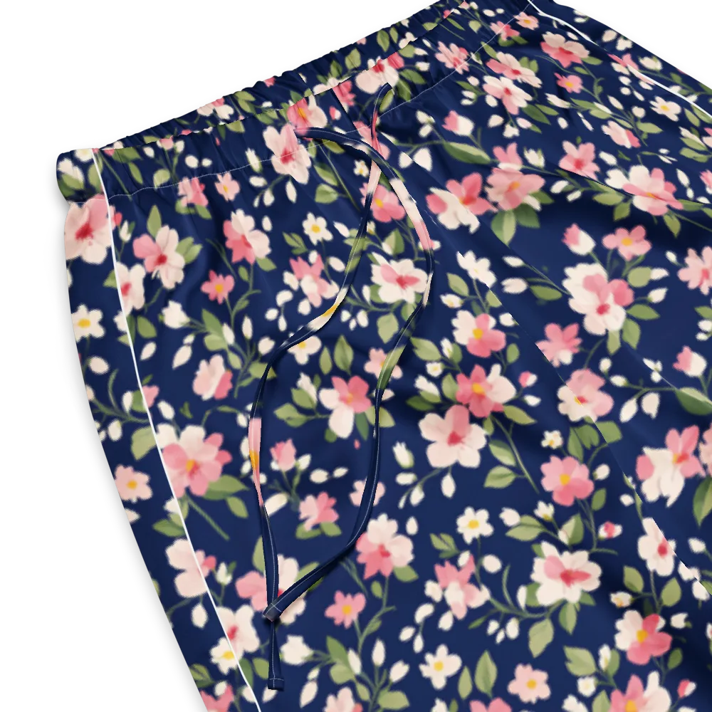 Midnight Blossom on Women's Pajama Pants — Product details