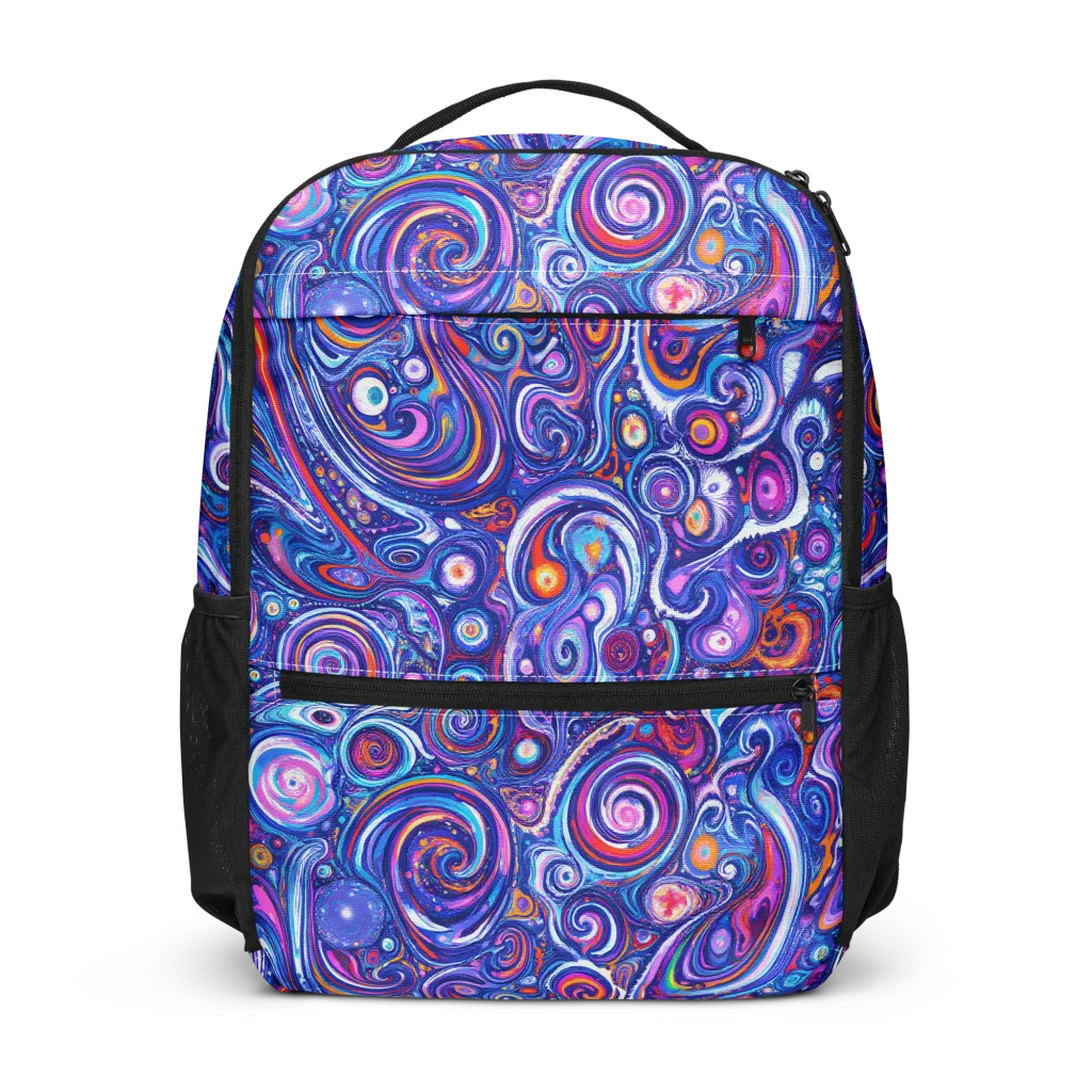 Cosmic Marbles on Utility Backpack — Front