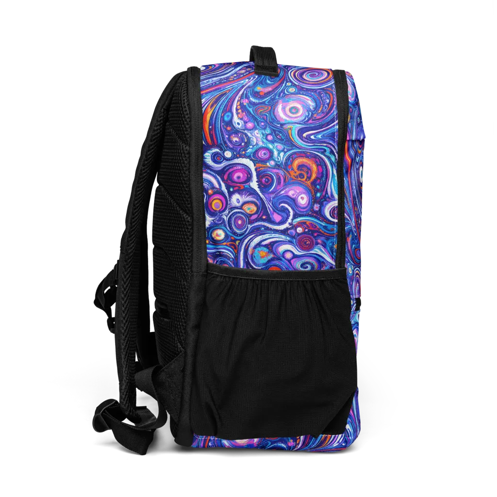 Cosmic Marbles on Utility Backpack — Right